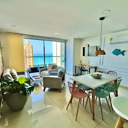 New With Great Sunsets Near Historic Center And Apartment Cartagena