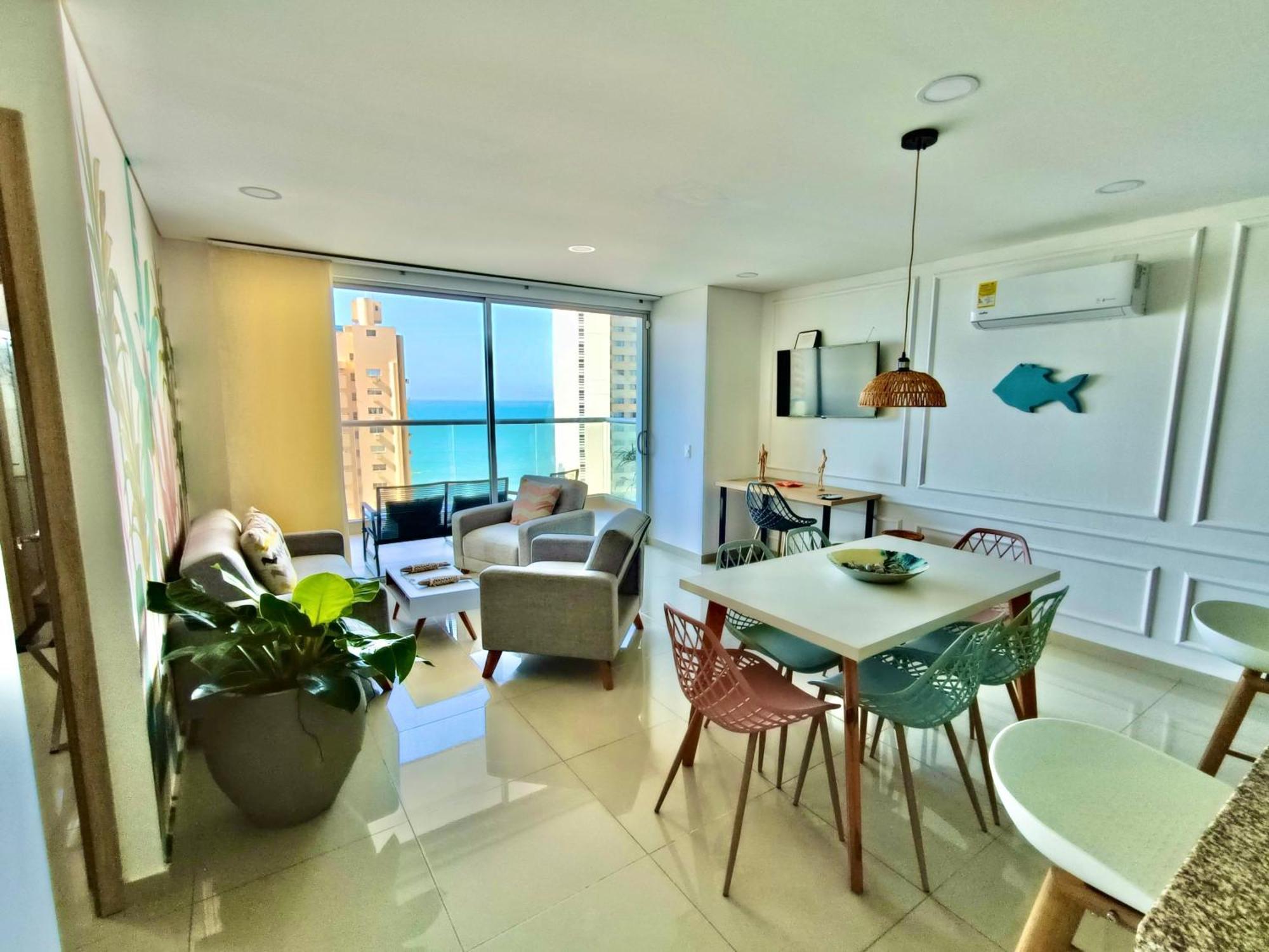 New With Great Sunsets Near Historic Center And Apartment Cartagena